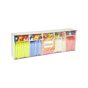 91017912 Свеча Horizon Candles для торта высота 55 мм 500 шт/уп разноцветная STLM-0834177