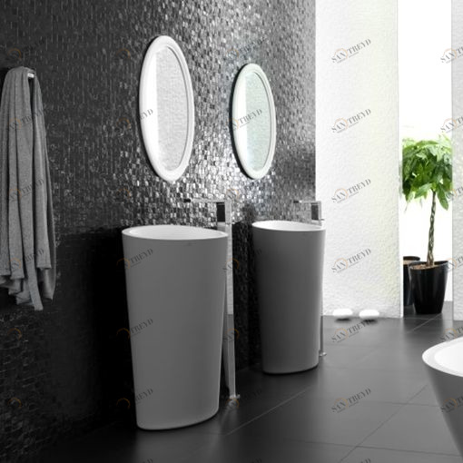 S110600004 Напольная раковина стоящая овальная SYSTEMPOOL 