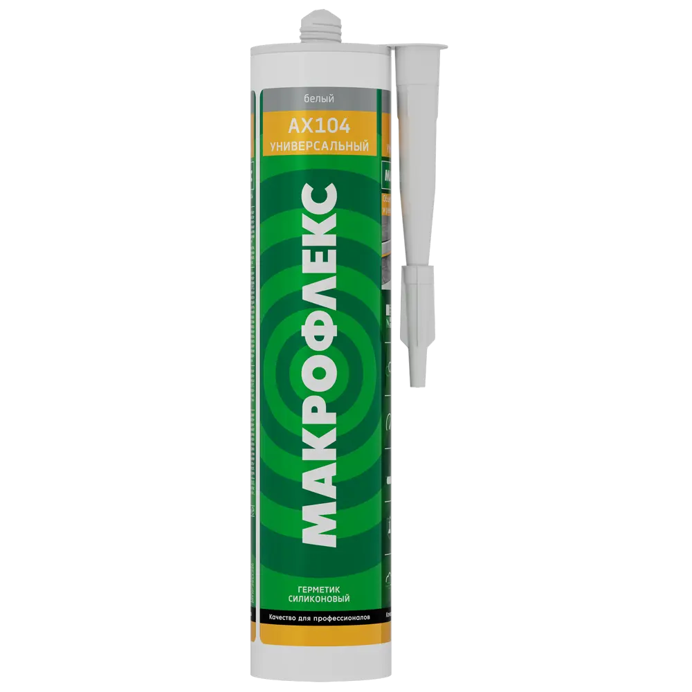 Герметик силиконовый Makroflex универсальный белый для внутренних и наружных работ 83321473 МАКРОФЛЕКС STLM-0040430