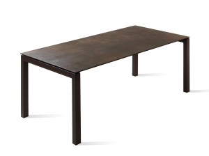 Прямоугольный керамический обеденный стол