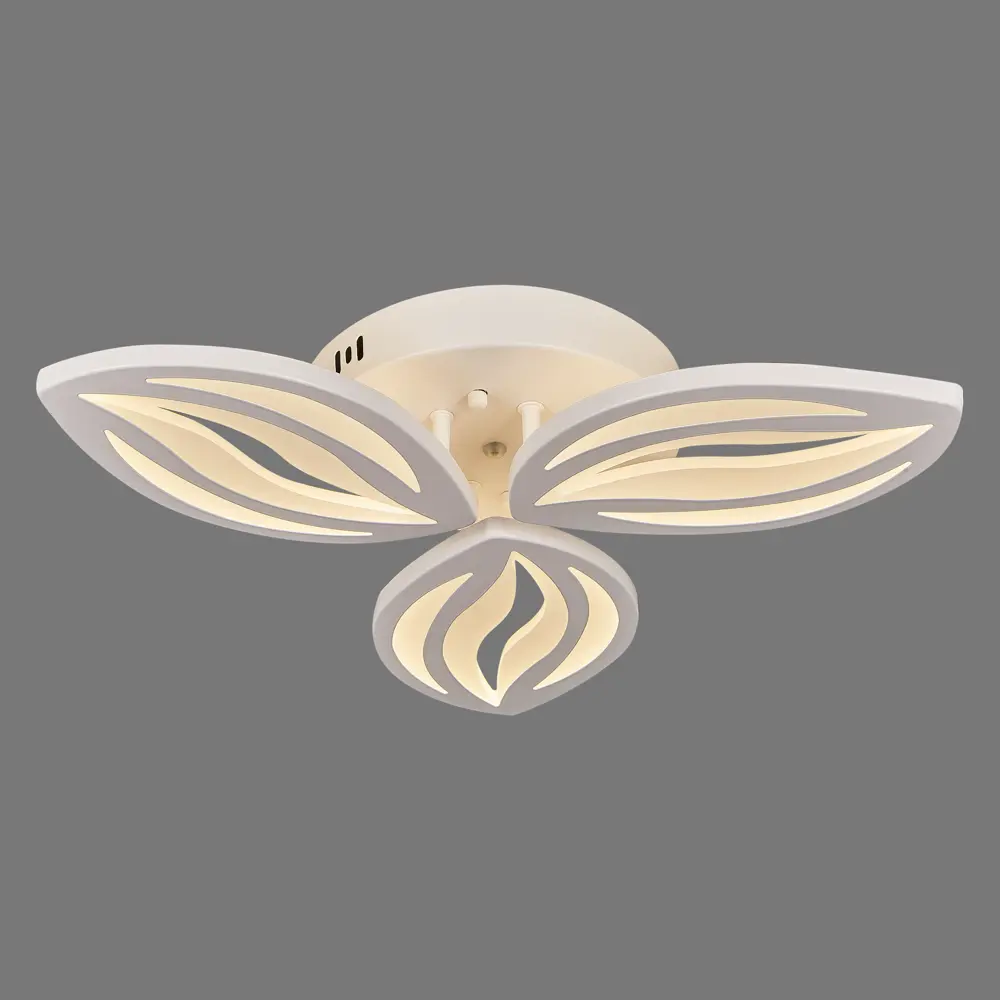 Люстра потолочная светодиодная Escada 10221/3LED 47W с пультом управления, 13 м², регулируемый белый свет, цвет белый 88294267 STLM-2115191  - Вид №1