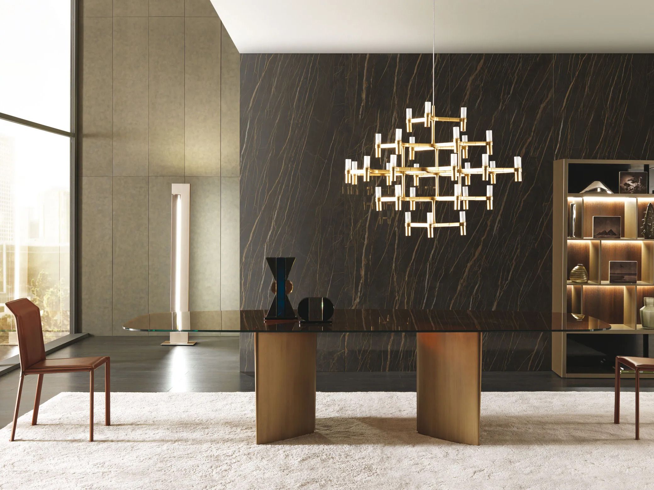 Прямоугольный стеклянный стол MisuraEmme ALA ARCH-00010053 - Вид №4