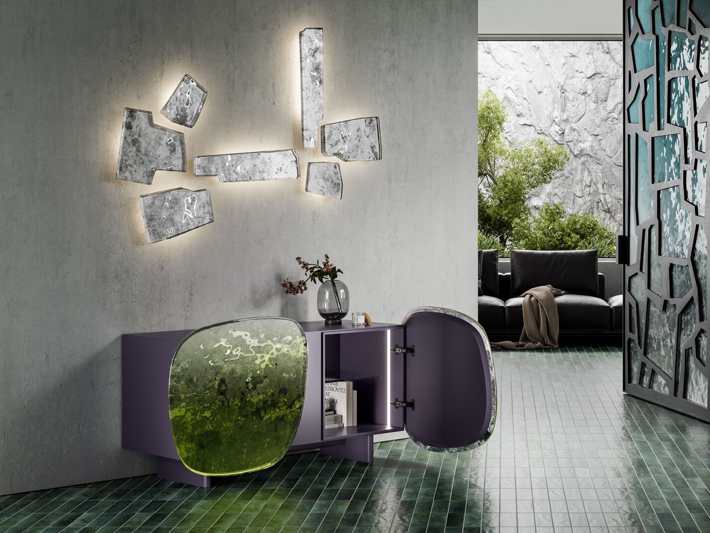 Декоративный предмет стеклянной стены ARTE VENEZIANA Melt ARCH-00073922 - Вид №11