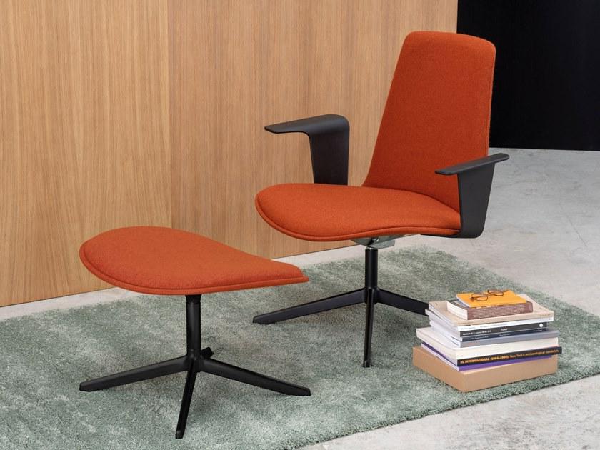 ENEA Кресло из ткани с 4 спицами и подлокотниками Lottus lounge sun-id-1427539 - Вид №4