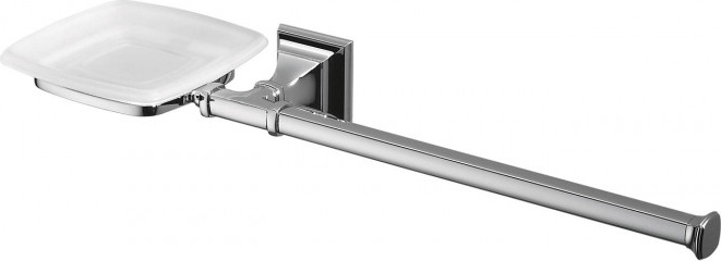 B3274 DX CR Мыльница с полотенцедержателем (хром) COLOMBO PORTOFINO Colombo Design