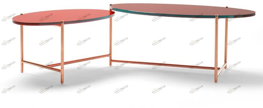 EPÒNIMO Регулируемый хрустальный журнальный столик Big sur Bs001 