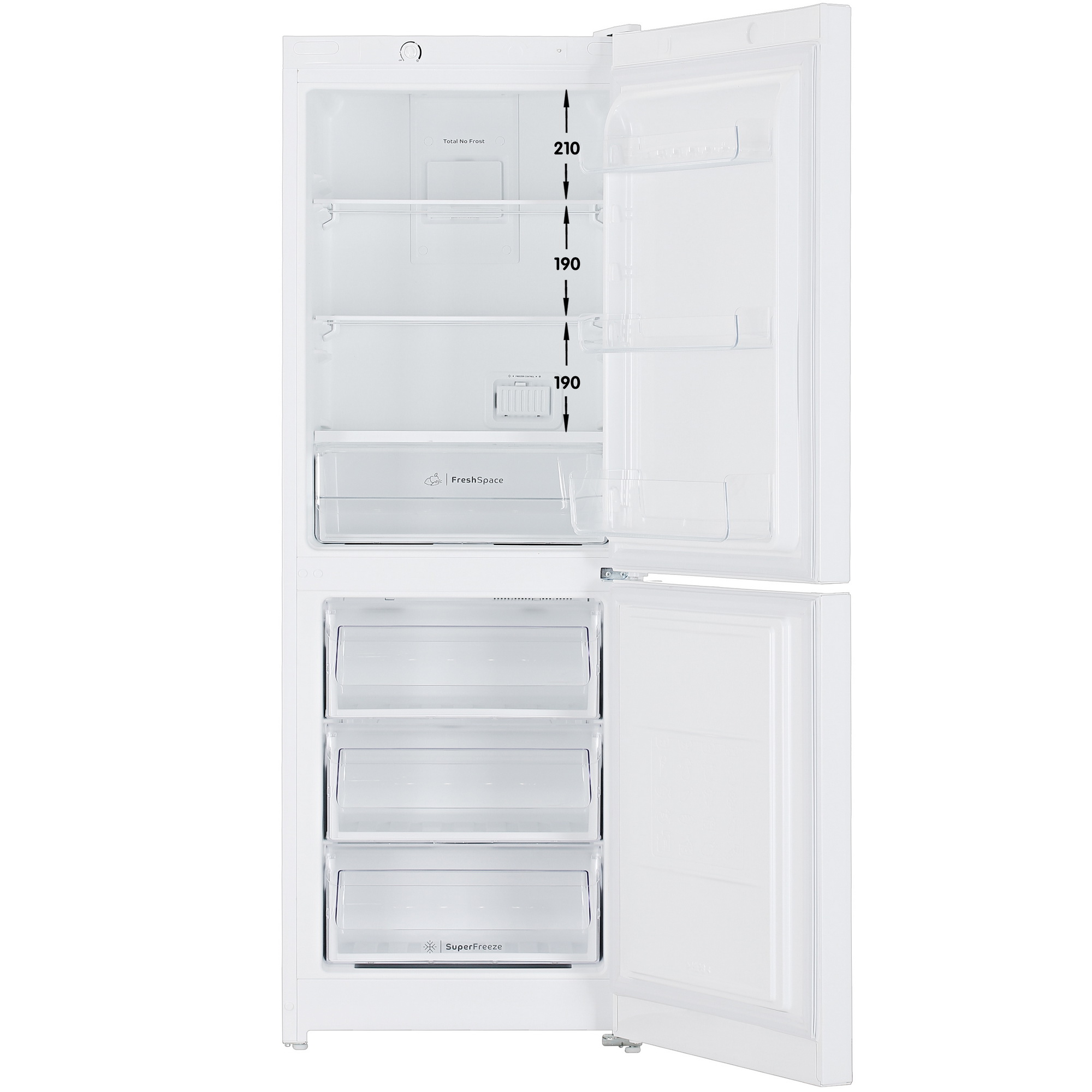 9941811 Холодильник с морозильником   Indesit ITS 4160 W белый STDN-0002627 - Вид №1