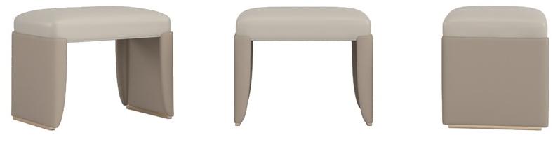 Reiggi Низкий стул из кожи Muse Rb394 - Вид №1