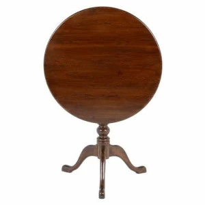 Журнальный столик круглый с фигурной ножкой дуб Tilttop от Eichholtz EICHHOLTZ EICHHOLTZ 062906 Коричневый