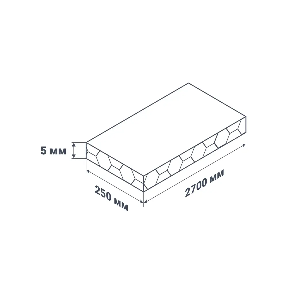 Стеновая панель ПВХ Мозаика сапфир 2700x250x5 мм 0.675 м² 82242115 STLM-2039314 Santreyd  - Вид №4