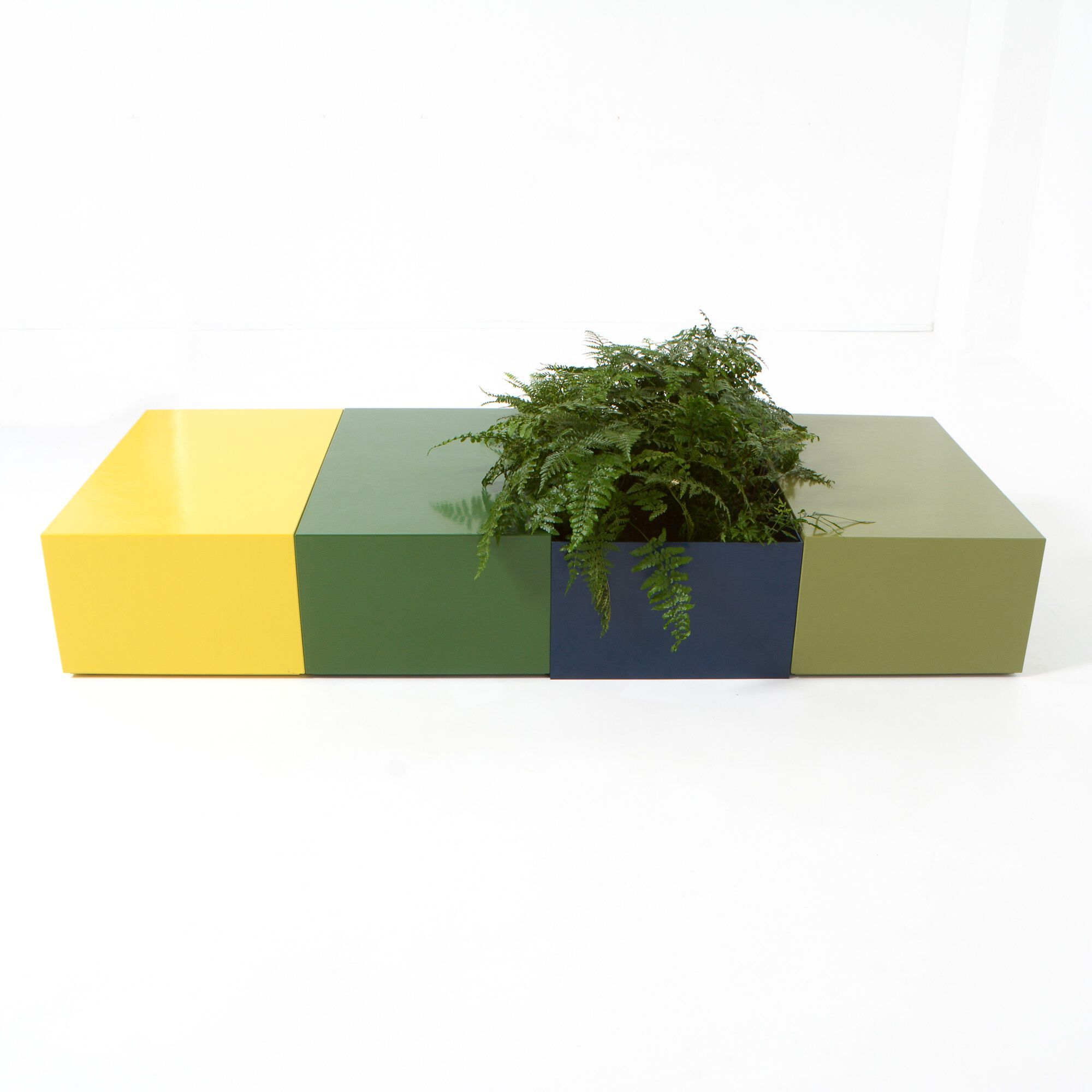 Низкая алюминиевая плантатор с порошковым покрытием SIXINCH PLANTER ARCH-00146353 - Вид №3