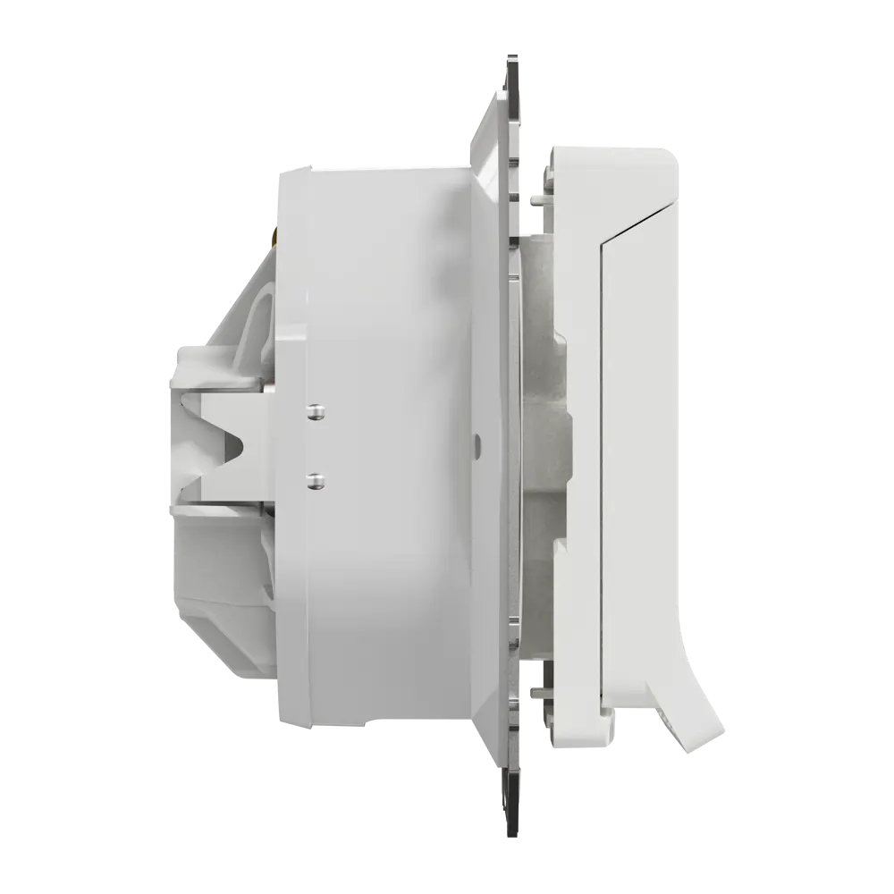 Розетка встраиваемая влагозащищенная Systeme Electric Sedna Design с крышкой IP44, цвет белый 84824550 STLM-2056800 - Вид №3