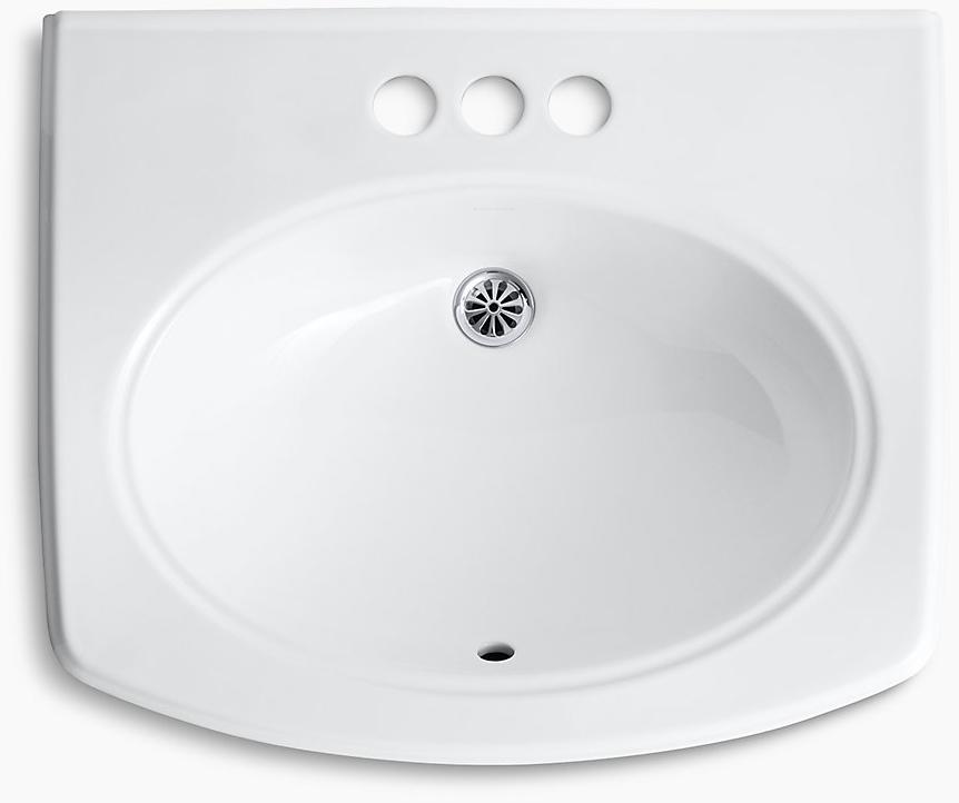 K-2035-4-47 Подвесная раковина настенная прямоугольная Kohler  - Вид №2