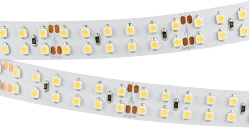 90370340 Светодиодная лента 018103 SMD 3528 240 диод/16 Вт/м 24 В IP20 50 м теплый белый свет STLM-0203417 ARLIGHT