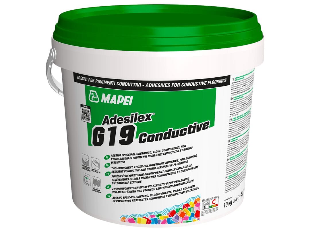 Двухкомпонентный эпокси-полиуретановый клей для резиновых и ПВХ проводящих полов MAPEI продукты для укладки проводящих полов ARCH-00094390 - Вид №1