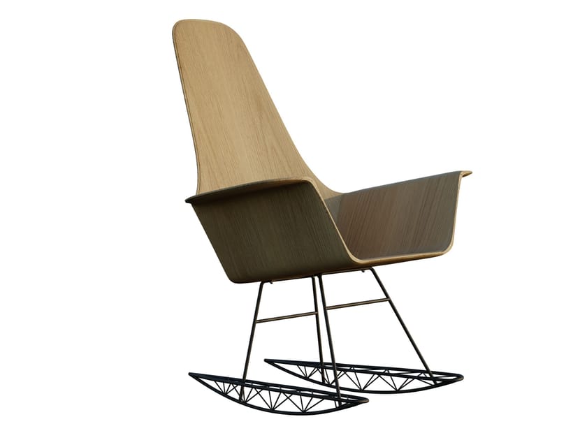 Оливковое кресло-качалка Pipedesign Мартина ARCH-00114242