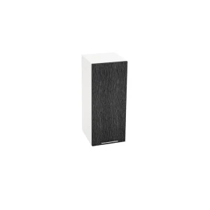 91888945 Навесной шкаф Василиса 30x71.60x31.80 см фасад черный МДФ каркас белый ЛДСП Kameol STLM-1528573