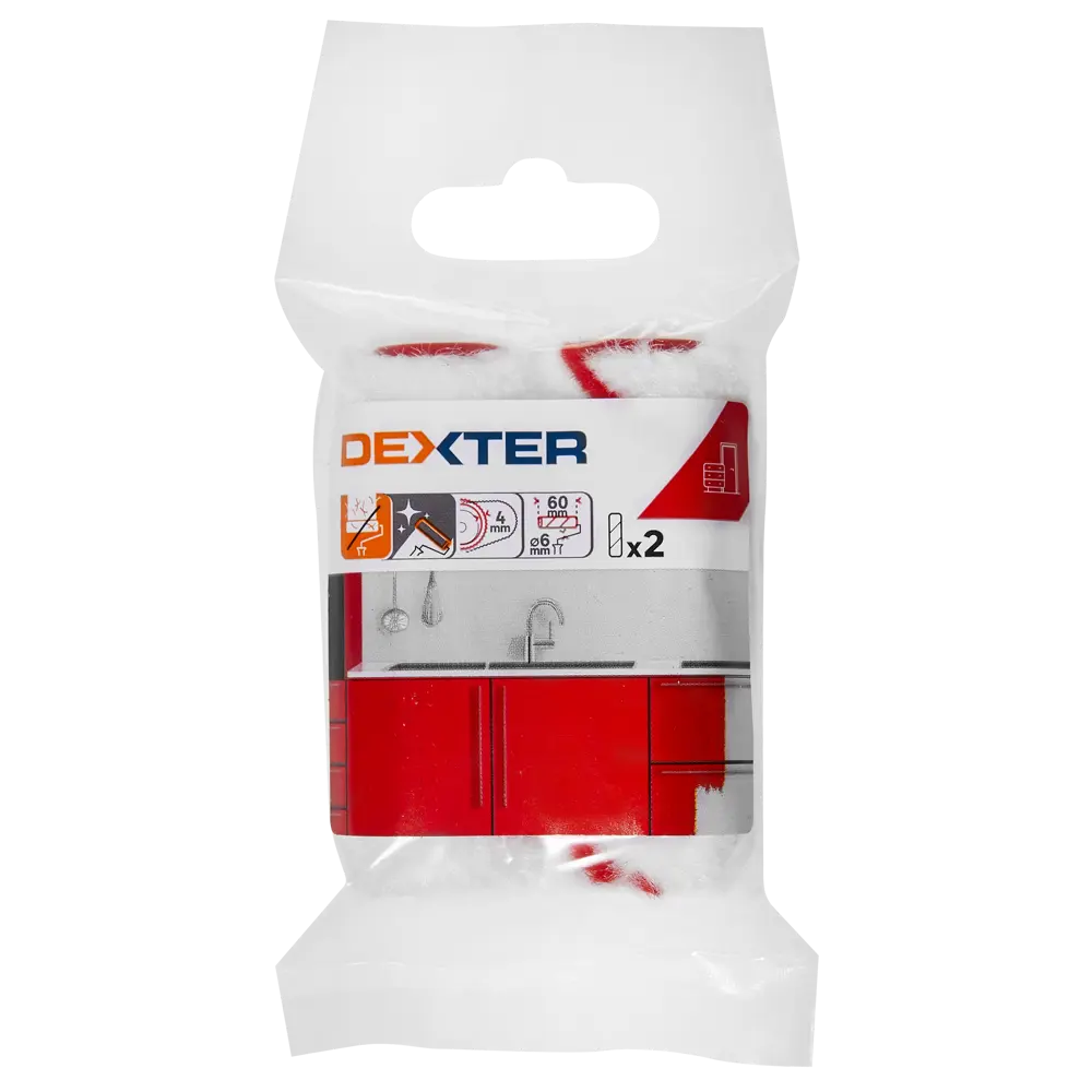 Мини-валик Dexter для лакирования 60 мм (2 шт) 82800654 STLM-0036115 - Вид №3