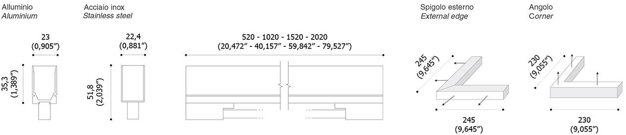Aldabra Линейный профиль для улицы из металла Ek sun-id-1455898 - Вид №14