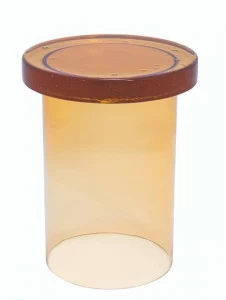 pulpo Круглый журнальный столик из дутого стекла