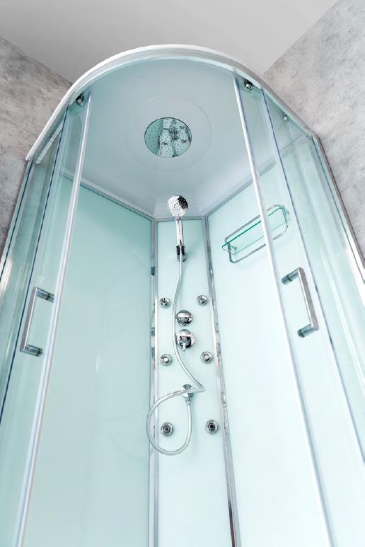 ДУШЕВАЯ КАБИНА BELBAGNO UNO-CAB-R-2-90-C-Cr-TOP - Вид №1