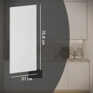 Фальшпанель Konsensa Висла для кухонного шкафа 37×76.8 см белый МДФ 89385100