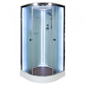 ЕМ1512 R с гидромассажем (гм.) Душевая кабина DETO Серия EM