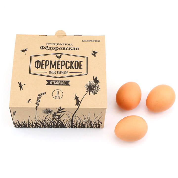 Яйцо куриное отборное фермерское Фёдоровская птицеферма Santreyd 2786