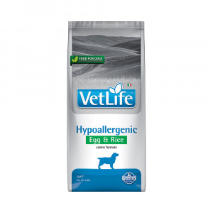 ПР0050285 Корм для собак Vet Life Natural Diet при пищевых аллергиях с яйцом и рисом сух. 2кг Farmina