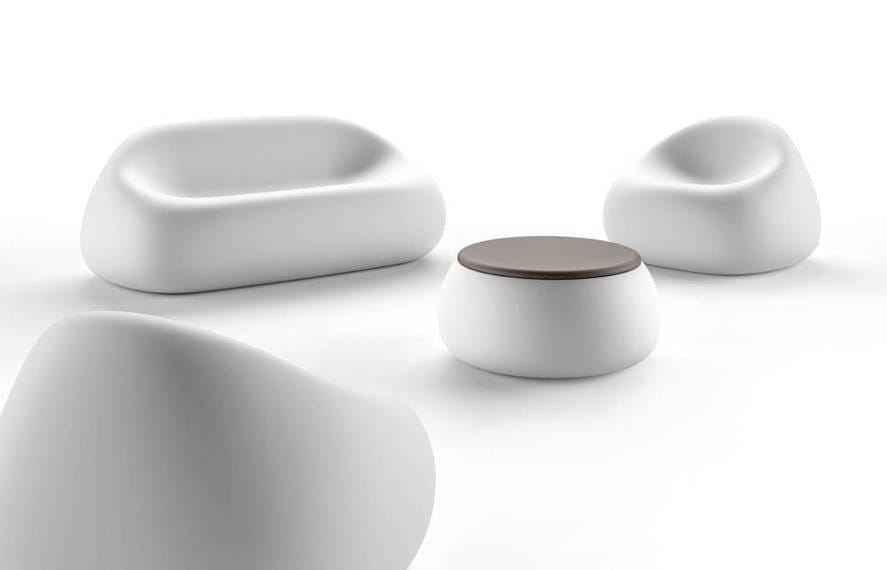 2-местный полиэтиленовый садовый диван PLUST Gumball ARCH-00141498 - Вид №4