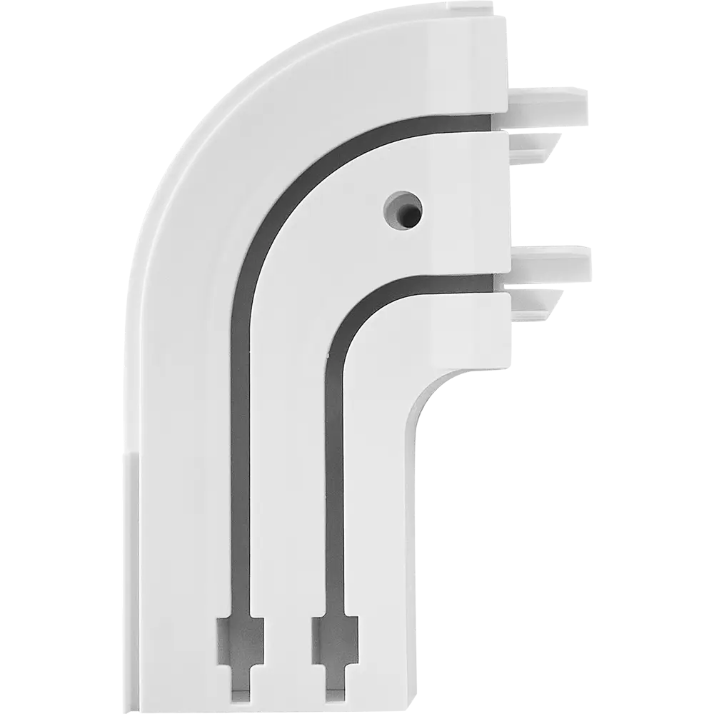 INSPIRE Внутренний угловой соединитель для карнизов - 2 шт 87768892 Соединитель эркерный STLM-0828709 - Вид №1