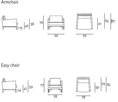 Living Divani Кресло со съемным кожаным чехлом Dumas sun-id-1387969 - Вид №4