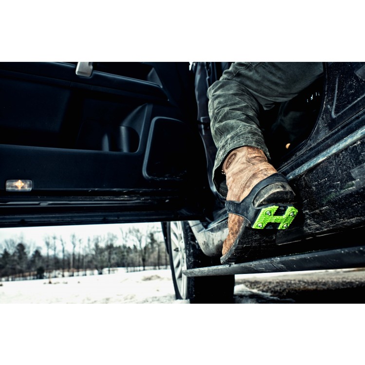 HEEL-700 STABIL Ледоход каблук на ботинок- STABIL icers Heel Черный-зеленый  - Вид №3