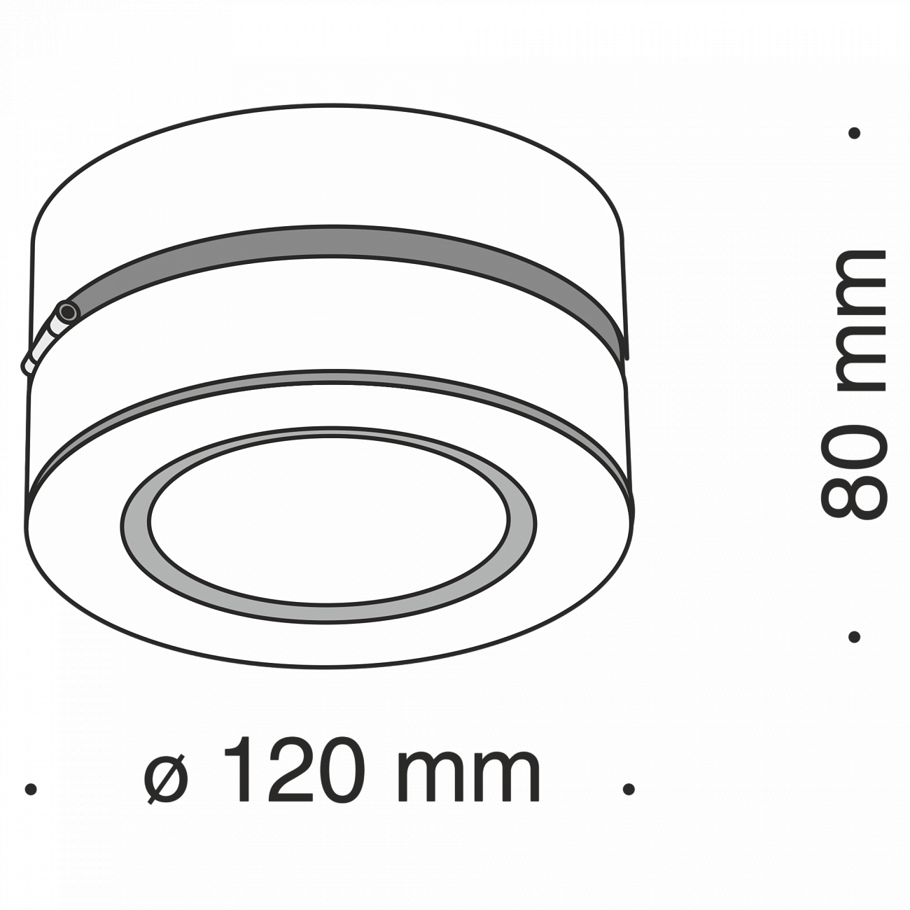 Спот потолочный светодиодный поворотный 8 см белый Treviso C023CL-L20W4K TECHNICAL CEILING & WALL, ЭЛИТНЫЕ 00-3957011 Белый  - Вид №5