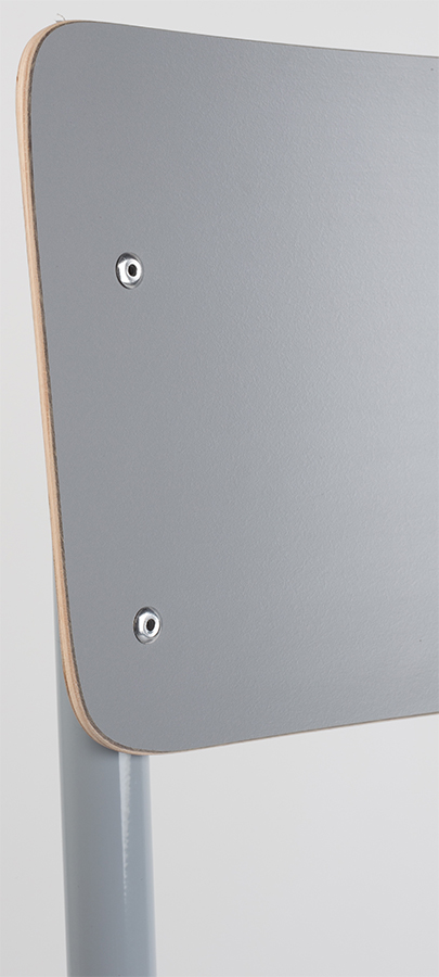 Стул Back to School серый Zuiver 1100286 - Вид №8