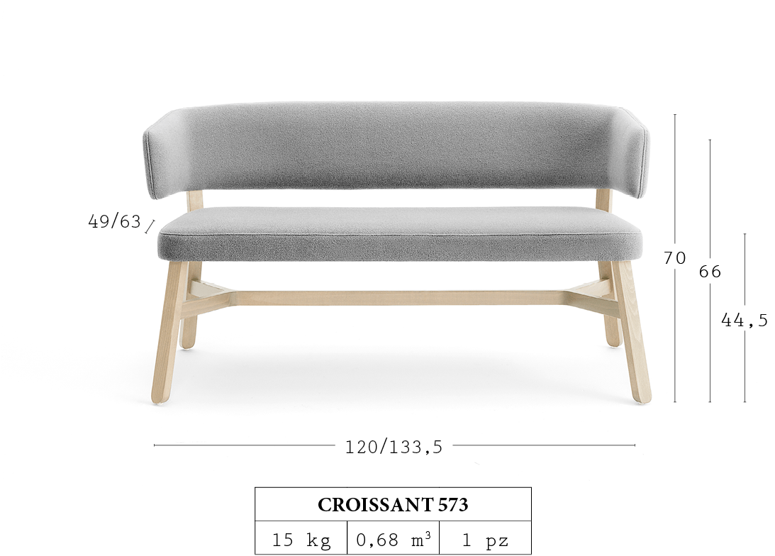 Billiani Диван из ткани Croissant sun-id-1428153 - Вид №4