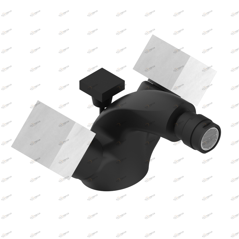 G3V-3202 Смеситель для биде на одно отверстие с поворотным аэратором и донным клапаном Thg-paris Montaigne marbre blanc Vénus Покрытие PVD матовая бронза G3V 3202 CAT.F