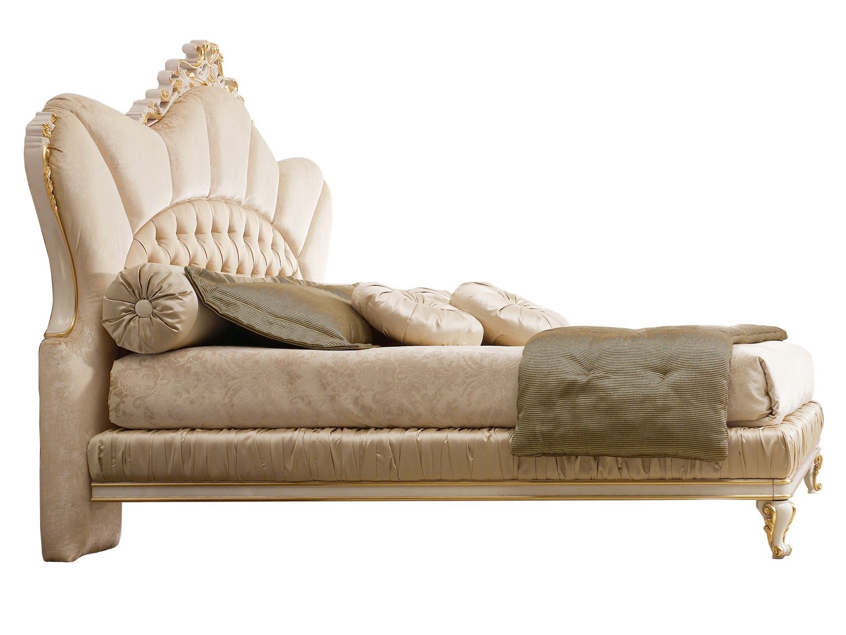 Двуспальная кровать с мягким изголовьем A.R. Arredamenti Ricasoli ARCH-00099457