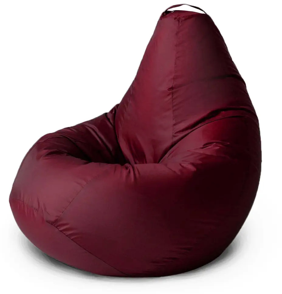90662828 Мягкое кресло-мешок Mypuff bbb_026 XXXXL Комфорт, большой оксфорд, бордовый STLM-0328082