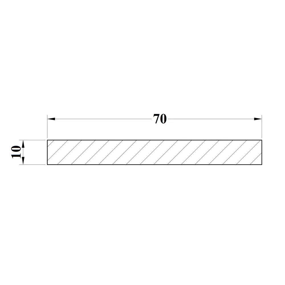 Наличник 2200x70х10 мм финиш-бумага ламинация цвет белый VELLDORIS STLM-2149178 - Вид №2