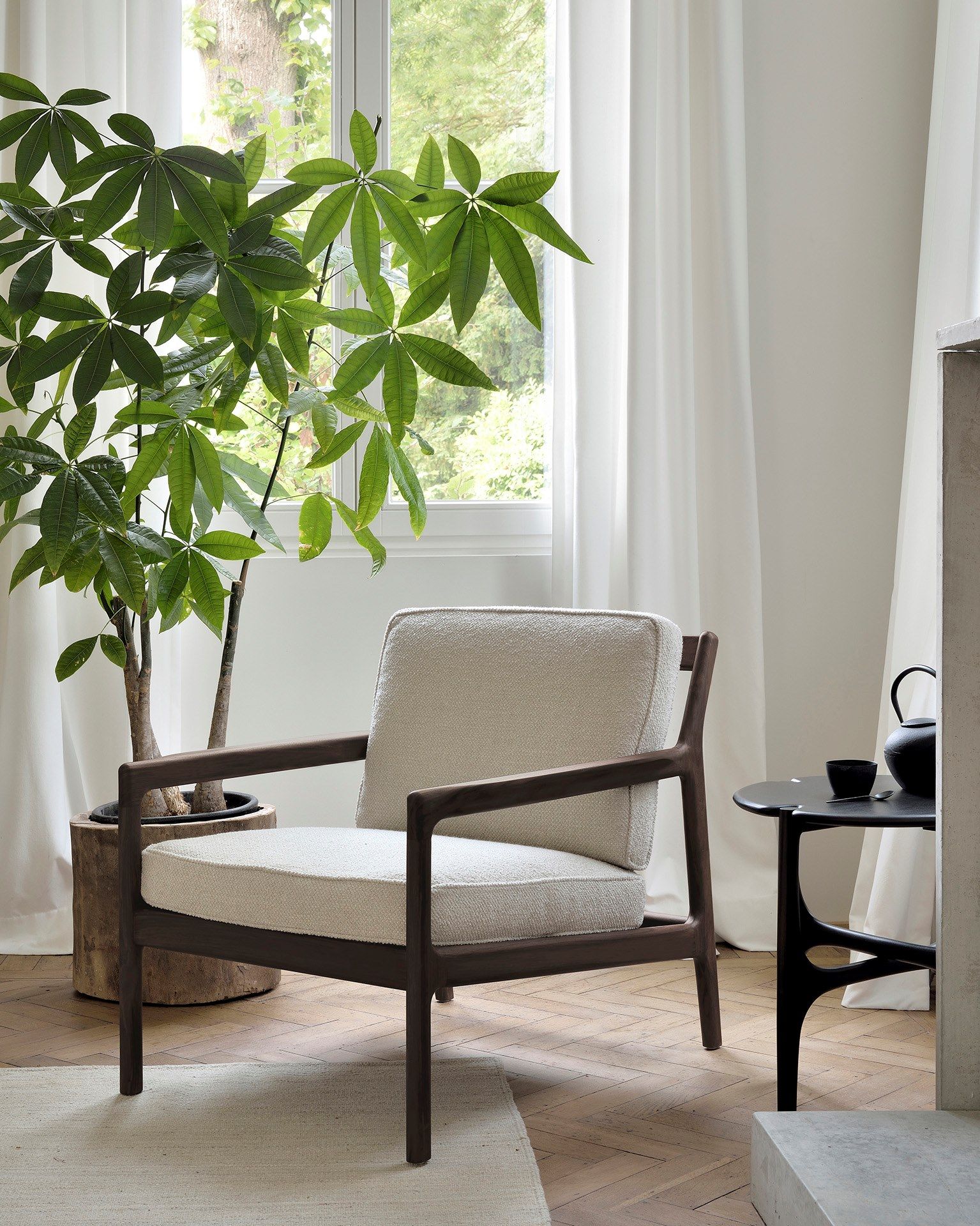 Тканевое кресло с подлокотниками Ethnicraft Джек ARCH-00016487 - Вид №7