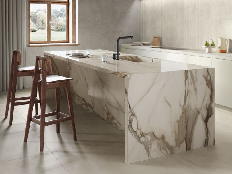 Столешница из керамогранита с мраморным эффектом CERAMICA FONDOVALLE MYTOP ARCH-00100811