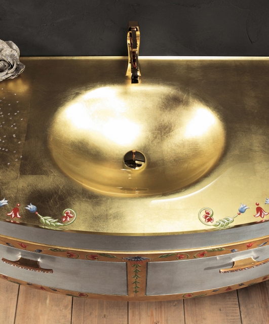 8086 Tifernoit Состав для ванной серебро - сусальное золото Bagno  - Вид №3