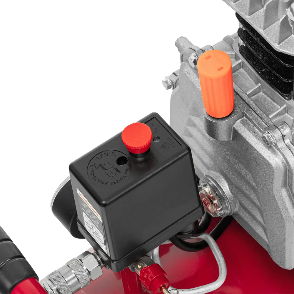 Компрессор сетевой поршневой масляный Kronwerk 58104, 24 л 220 л/мин STLM-2013757 - Вид №11