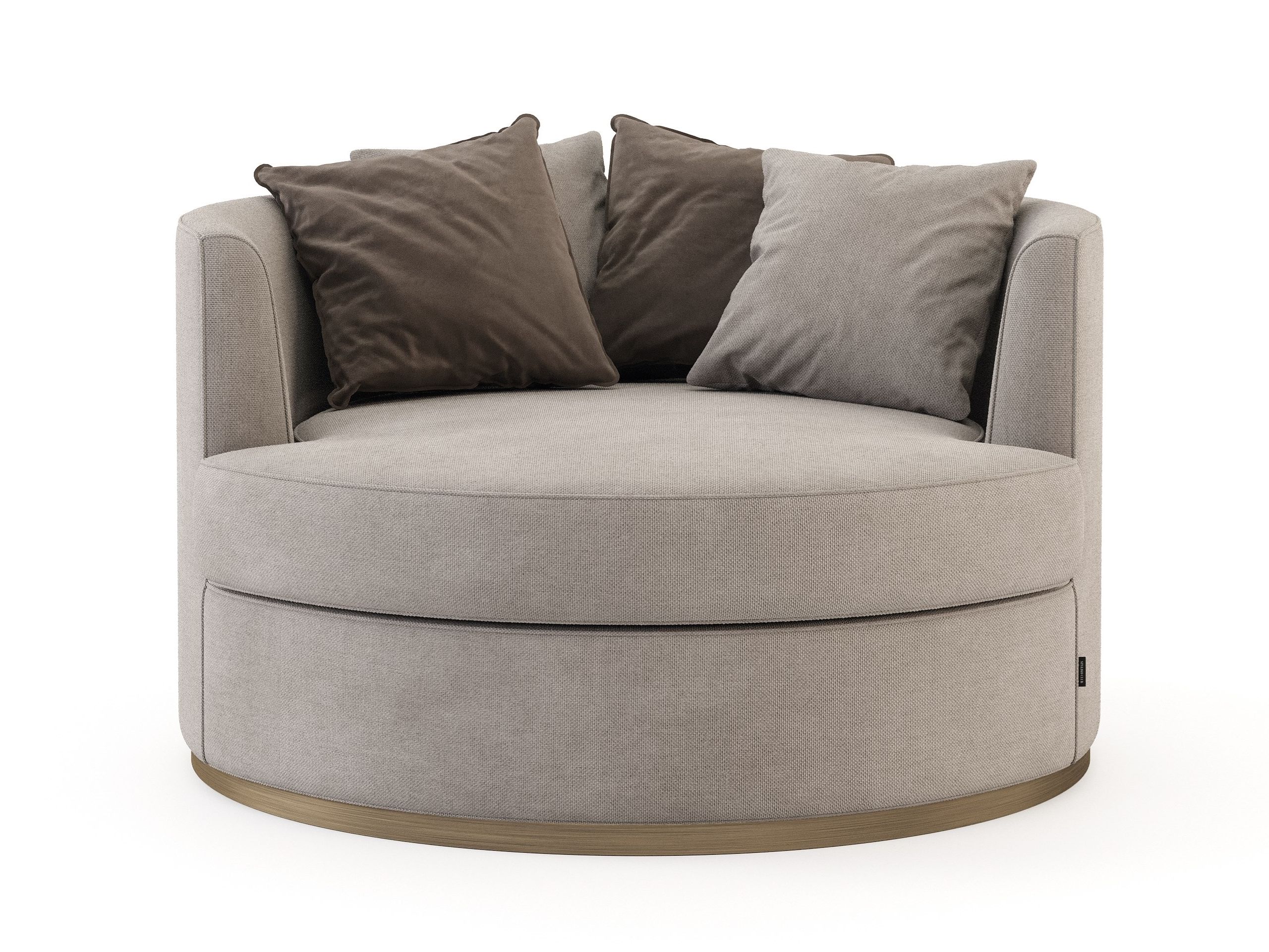 Бархатное кресло с подлокотниками Stylish Club ARCH-00054062 - Вид №1