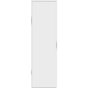 Дверь межкомнатная глухая Invisible 60x220 см цвет белый с замком левая 89433715 STLM-2132732