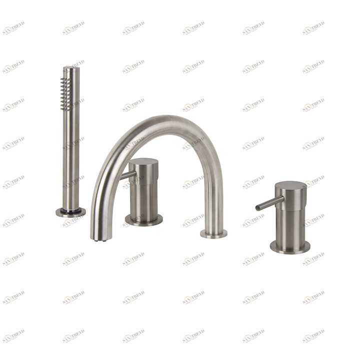 F3074 Смеситель к борту ванны FIMA CARLO FRATTINI Spillo Steel 