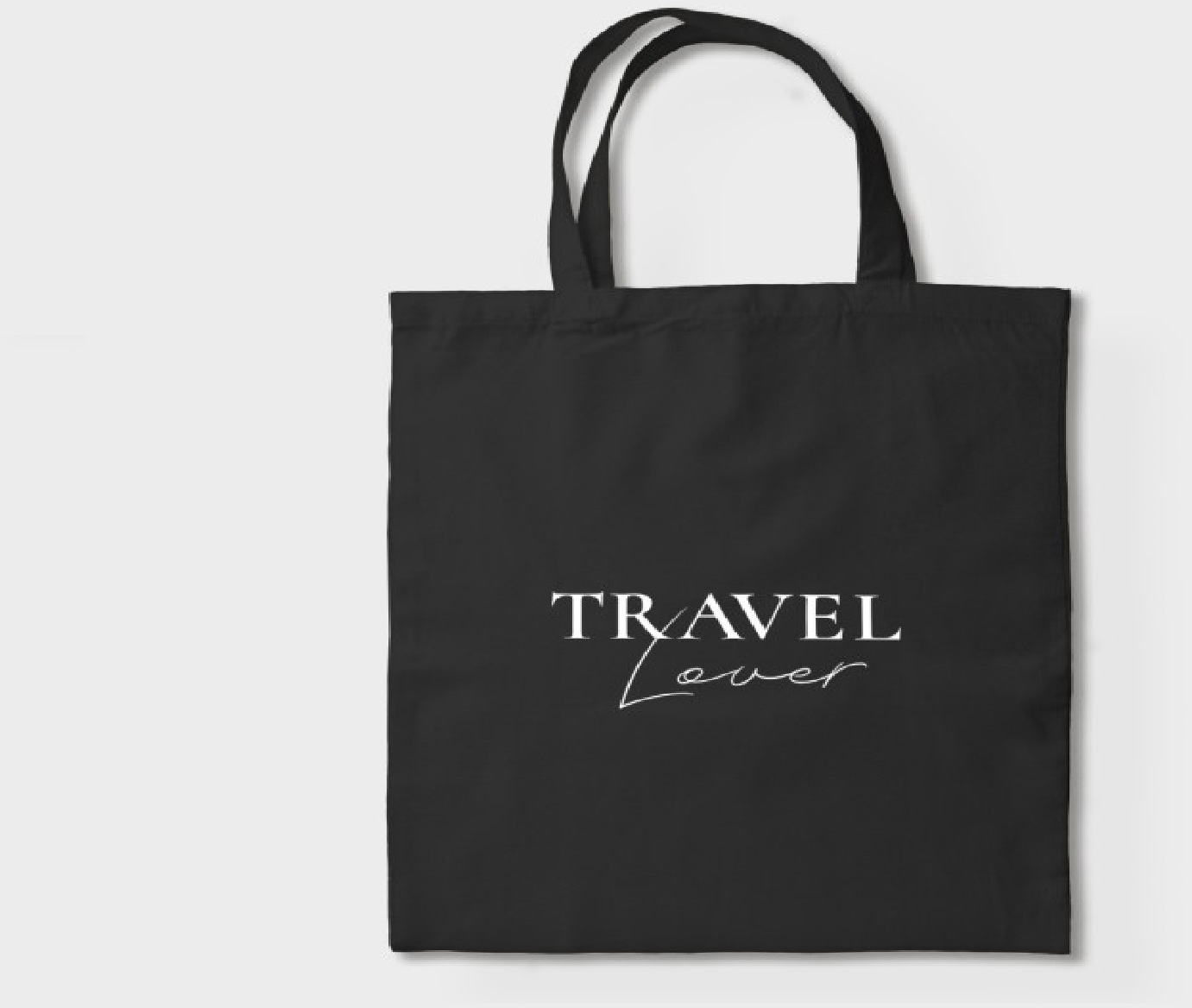 91072672 Сумка для покупок Travel 30x40 см текстиль цвет черный STLM-0469387 NOBRAND