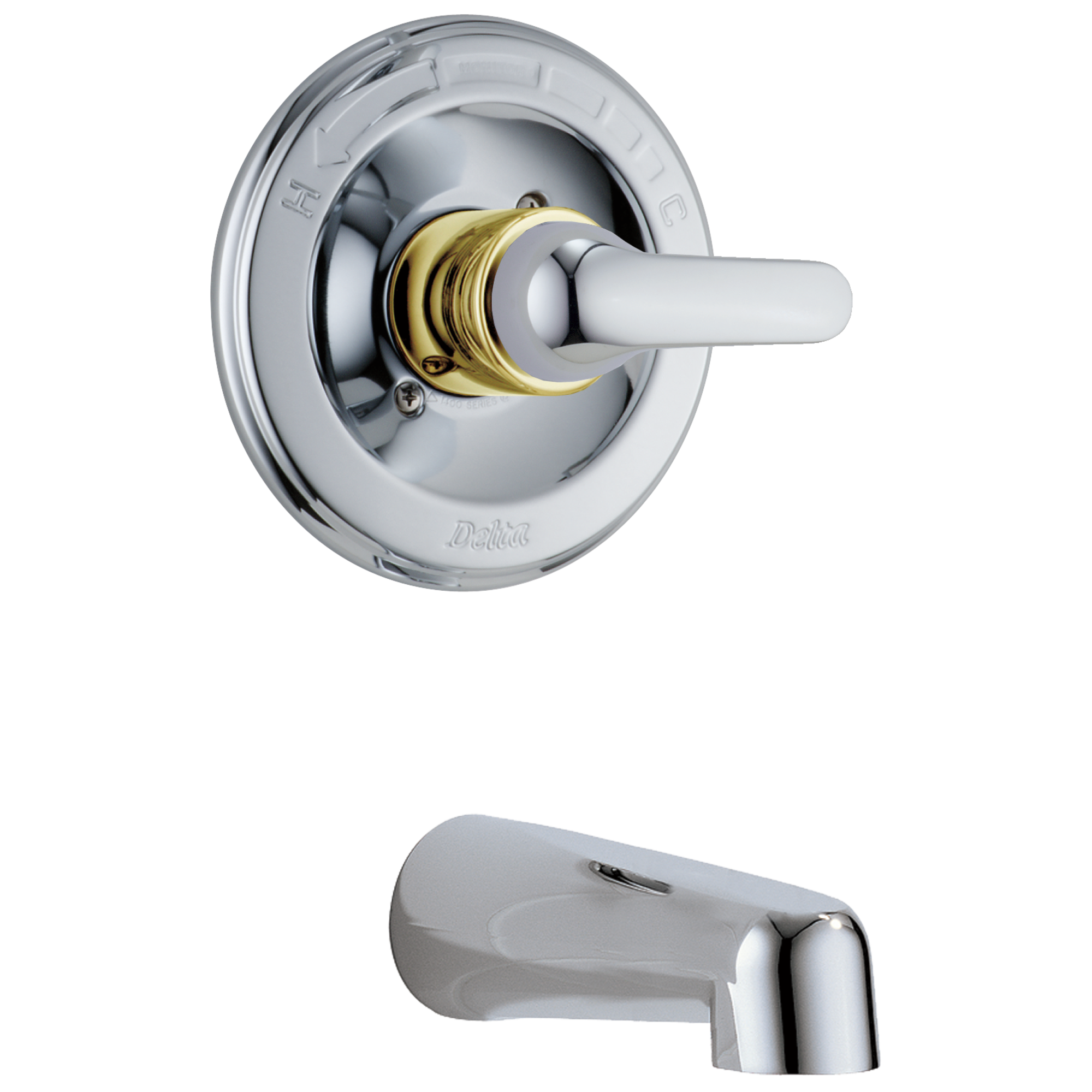 T13120-CBLTS Обрезка для ванны Monitor® серии 13 Delta Faucet Classic Хром и полированная латунь