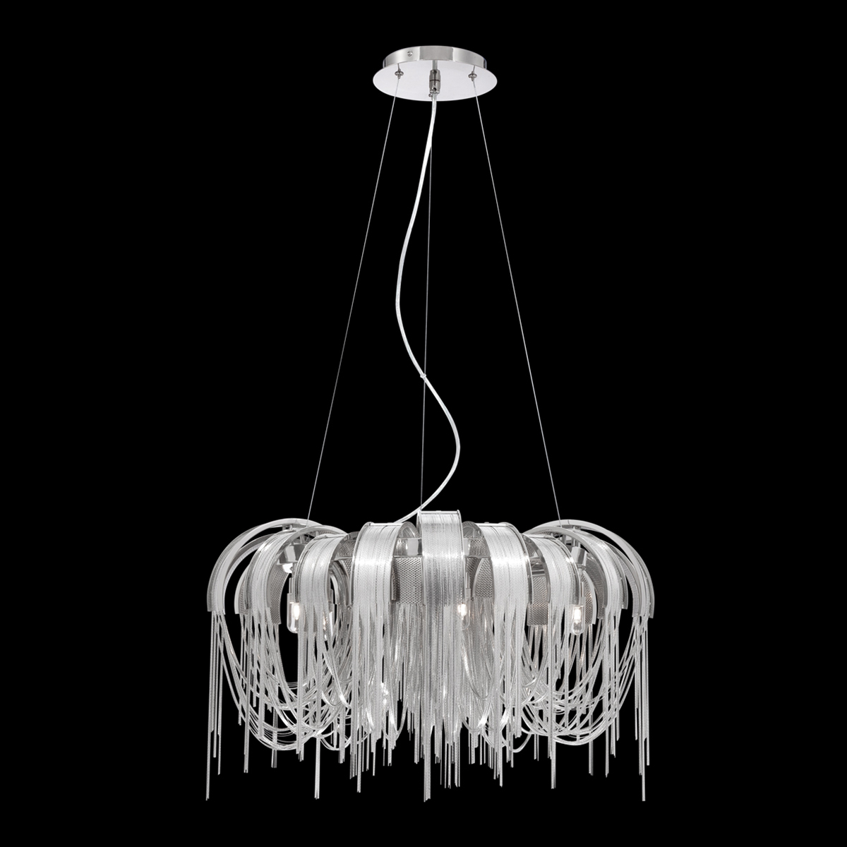 Подвесной светильник Avenue 5 от Delight Collection хром KM0358P-5M/A DELIGHT COLLECTION ДИЗАЙНЕРСКИЕ 243627 Хром  - Вид №2
